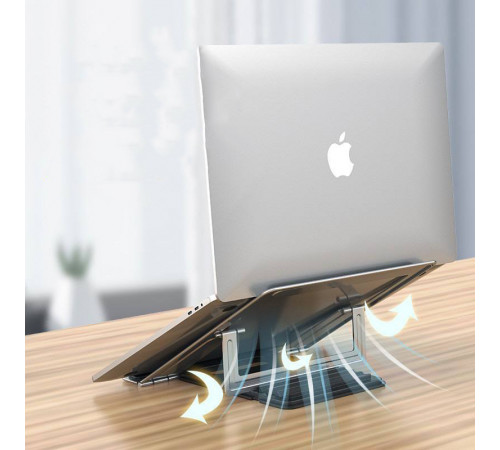 Настільна підставка складна для ноутбука ССT8 Metal (22*25 см)