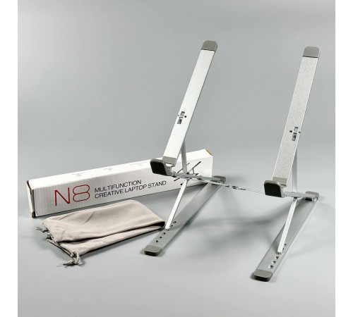 Настільна підставка складна для ноутбука Laptop Stand N8 18inch Aluminum (18*28см)