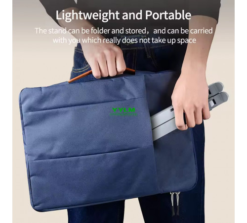 Настільна підставка складна для ноутбука Laptop Stand N8 18inch Aluminum (18*28см)