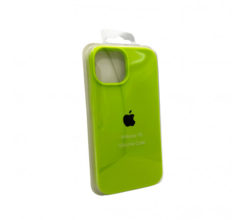 Чохол для смартфона Silicone Full Case AA Open Cam for Apple iPhone 15 24,Shiny Green (FullOpeAAi15-24)