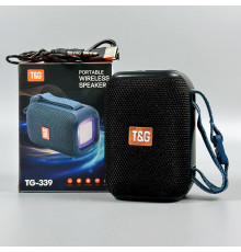 Портативна колонка TG339 радіо, RGB підсвітка, з функцією гучного зв'язку (10,7*7,1*7,1 см)