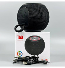 Портативна колонка TG337 радіо, RGB підсвітка, з функцією гучного зв'язку (10,5*9,0*11,0 см)