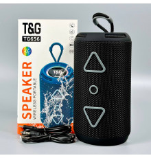 Портативна колонка TG656 радіо, RGB підсвітка, з функцією гучного зв'язку (15,7*8,5*7,0 см)