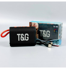 Портативна колонка TG396 радіо, RGB підсвітка, з функцією гучного зв'язку (7,1*4,0*10,0 см)