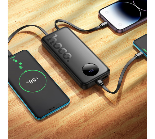 УМБ Power Bank Hoco J132 Sabio 10000mAh 22.5W+PD20W (with cable 2Type-C+Lightning)