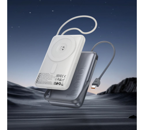 УМБ Power Bank Hoco Q43 Clever 10000mAh PD20W з бездротовою зарядкою (with cable Type-C+watch charger)
