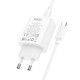 Мережевий зарядний пристрій Hoco C143A Benefit PD20W Type-C to Type-C