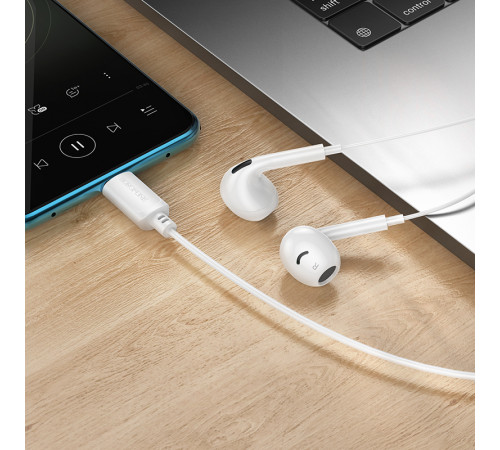 Навушники Borofone BM96 Brilliant Type-C 1.2m