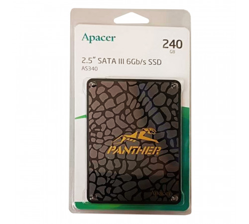 Накопичувач SSD Apacer AS340 240GB 2.5" 7mm SATAIII Standard (AP240GAS340G-1)