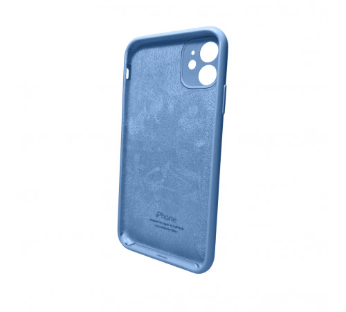 Чохол для смартфона Silicone Full Case AA Camera Protect for Apple iPhone 11 кругл 49,Cornflower (FullAAKPi11-49)
