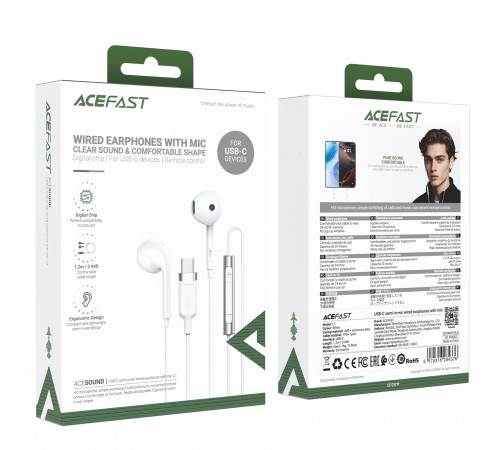 Навушники AceFast L7 Type-C