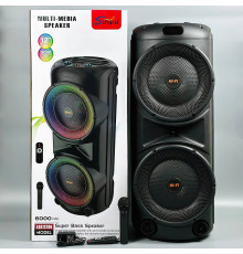 УЦІНКА Колонка Sing-e ZQS12206 RGB з мікрофоном 30W*2, 6000mAh (90,0*35,0*34,0 см) (не працює регулятор гучності)