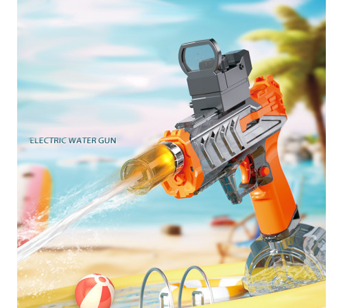 Автоматичний водяний пістолет ST218A з глушником та прицілом (з акум.) (26см)