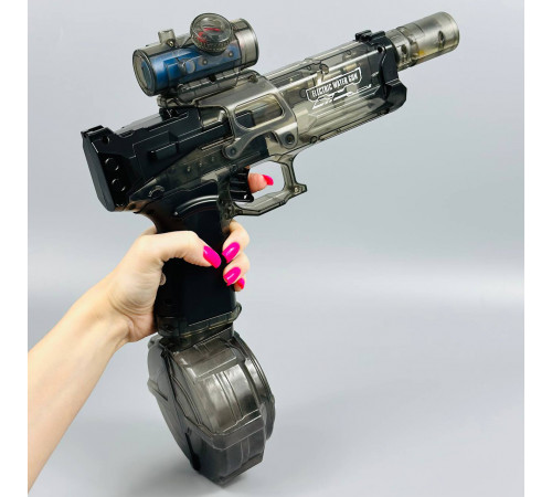 Автоматичний водяний пістолет BZ2000 (A02) з глушником (з акум.) (32см)