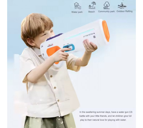 Автоматичний водяний бластер BZ8000 (A8) з автоматичним набором води (з акум.) (46см)