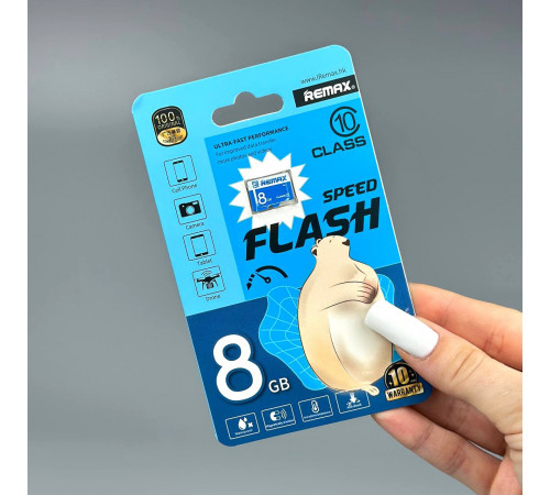 Карта пам'яті Remax 8Gb Class 10 Speed Flash (без адаптера)