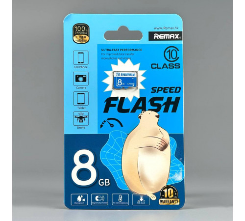 Карта пам'яті Remax 8Gb Class 10 Speed Flash (без адаптера)
