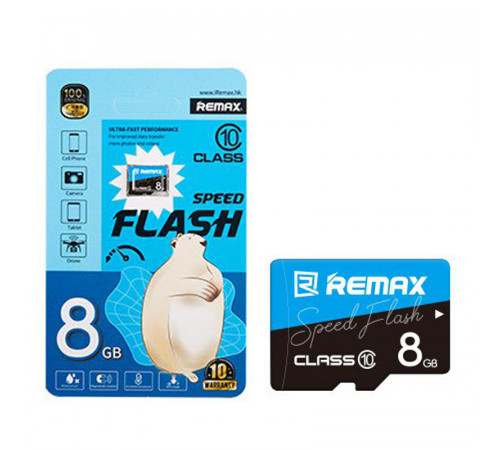 Карта пам'яті Remax 8Gb Class 10 Speed Flash (без адаптера)