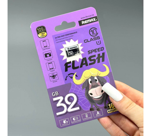 Карта пам'яті Remax 32Gb Class 10 Speed Flash (без адаптера)