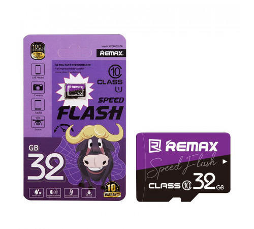 Карта пам'яті Remax 32Gb Class 10 Speed Flash (без адаптера)