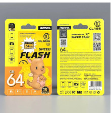 Карта пам'яті Remax 64Gb Class 10 Speed Flash (без адаптера)