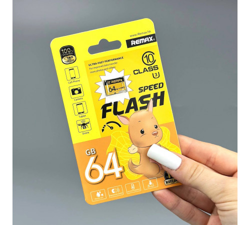 Карта пам'яті Remax 64Gb Class 10 Speed Flash (без адаптера)