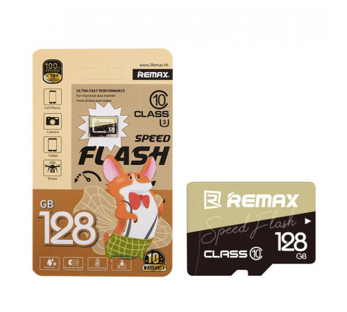 Карта пам'яті Remax 128Gb Class 10 Speed Flash (без адаптера)
