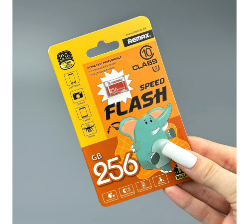 Карта пам'яті Remax 256Gb Class 10 Speed Flash (без адаптера)
