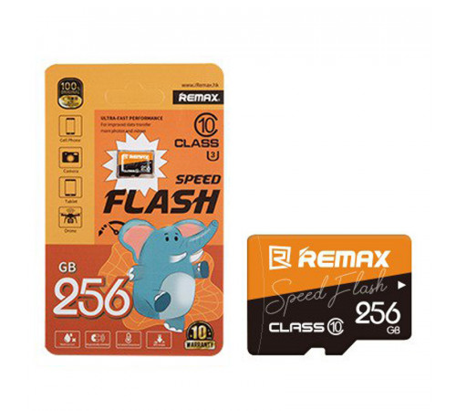 Карта пам'яті Remax 256Gb Class 10 Speed Flash (без адаптера)