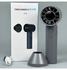 Вентилятор T12 з цифровим дисплеєм 1200mAh (з вбуд. акум.) (15,4см)