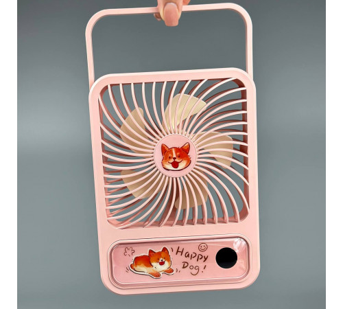 Вентилятор T101 настільний, з цифровим дисплеєм 1200mAh (з вбуд. акум.) (18,4см)