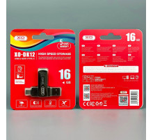 USB флеш XO DK12 16GB USB3.2+Type-C Швидкісна