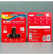 USB флеш XO DK12 16GB USB3.2+Type-C Швидкісна