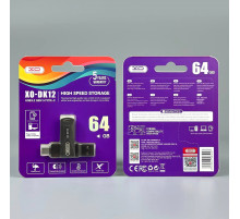 USB флеш XO DK12 64GB USB3.2+Type-C Швидкісна