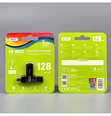 USB флеш XO DK12 128GB USB3.2+Type-C Швидкісна