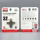 USB флеш XO DK04 32GB 4in1 USB2.0+Micro+Lightning+Type-C