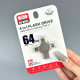 USB флеш XO DK04 64GB 4in1 USB2.0+MicroUSB+Lightning+Type-C