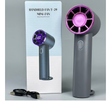 Вентилятор T29 з цифровим дисплеєм 3000mAh (з вбуд. акум.) (15,4см)