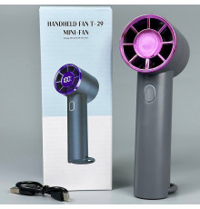 Вентилятор T29 з цифровим дисплеєм 3000mAh (з вбуд. акум.) (15,4см)