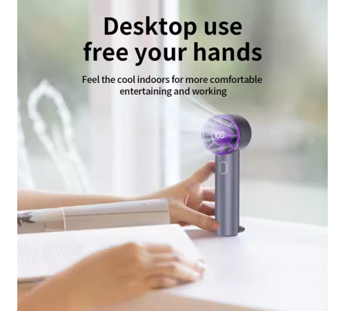 Вентилятор T29 з цифровим дисплеєм 3000mAh (з вбуд. акум.) (15,4см)