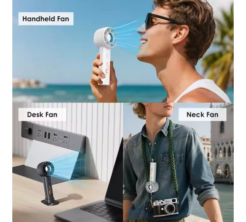 Вентилятор T16 з підставкою (з вбуд. акум.) (14см)