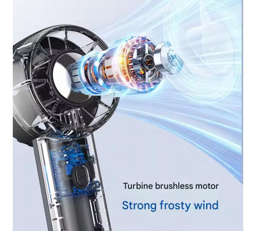 Вентилятор T16 з підставкою (з вбуд. акум.) (14см)