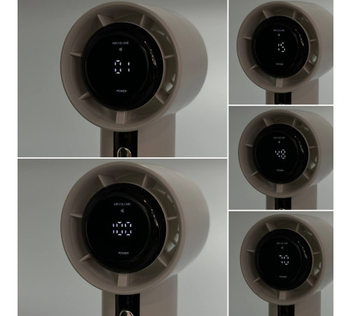 Вентилятор 638 з цифровим дисплеєм 1800mAh (з вбуд. акум.) (16,5см)