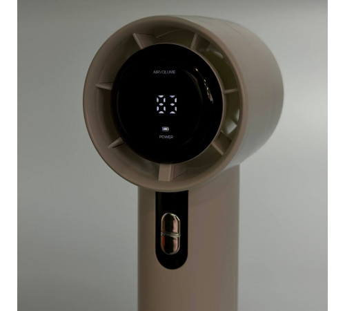 Вентилятор 638 з цифровим дисплеєм 1800mAh (з вбуд. акум.) (16,5см)
