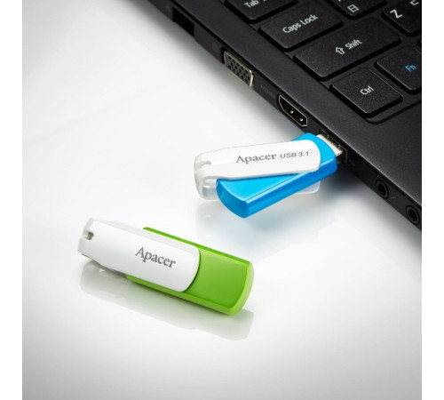 Флеш-накопичувач Apacer USB 2.0 AH335 64Gb Green (AP64GAH335G-1)