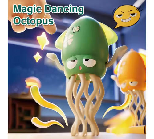 Інтерактивна іграшка Dancing Squid, танцюючий Кальмар з музикою (вбуд. акум.) (20,0см)