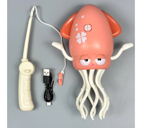 Інтерактивна іграшка Dancing Squid, танцюючий Кальмар з музикою (вбуд. акум.) (20,0см)