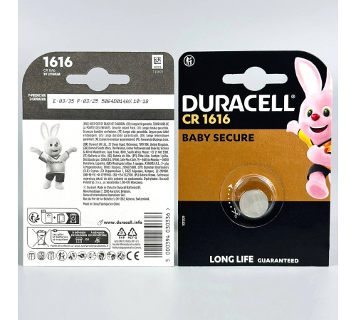 Батарейка DURACELL CR1616 DSN