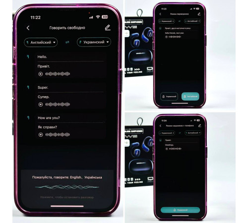 Бездротові навушники Onikuma T209 OWS AI Translation (з функцією перекладу)