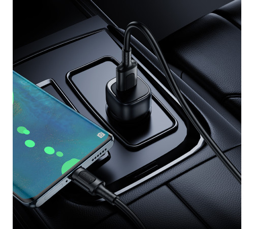 Автомобільний зарядний пристрій Borofone BZ34 Cloud QC3.0 Type-C